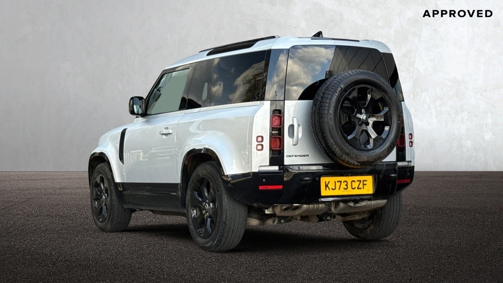 Land Rover Defender 90 3.0 D250 X-dynamic Hse 90 KJ73CZF Silver #2