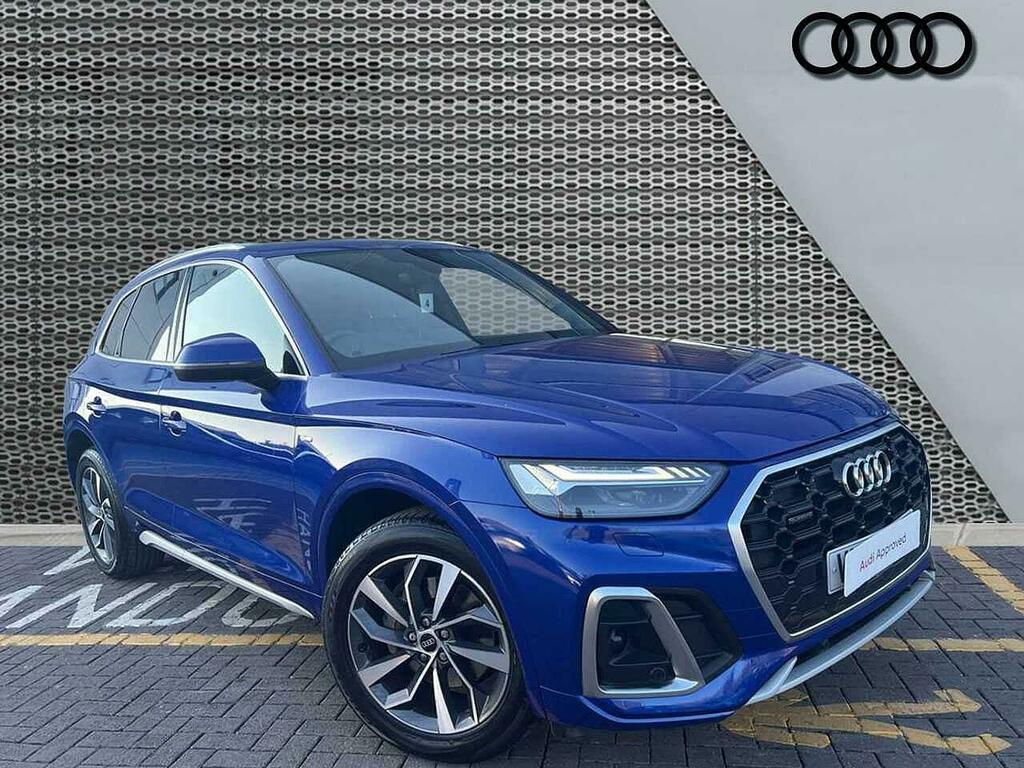 Audi Q5 S Line 40 Tdi Quattro 204 Ps S Tronic Blue