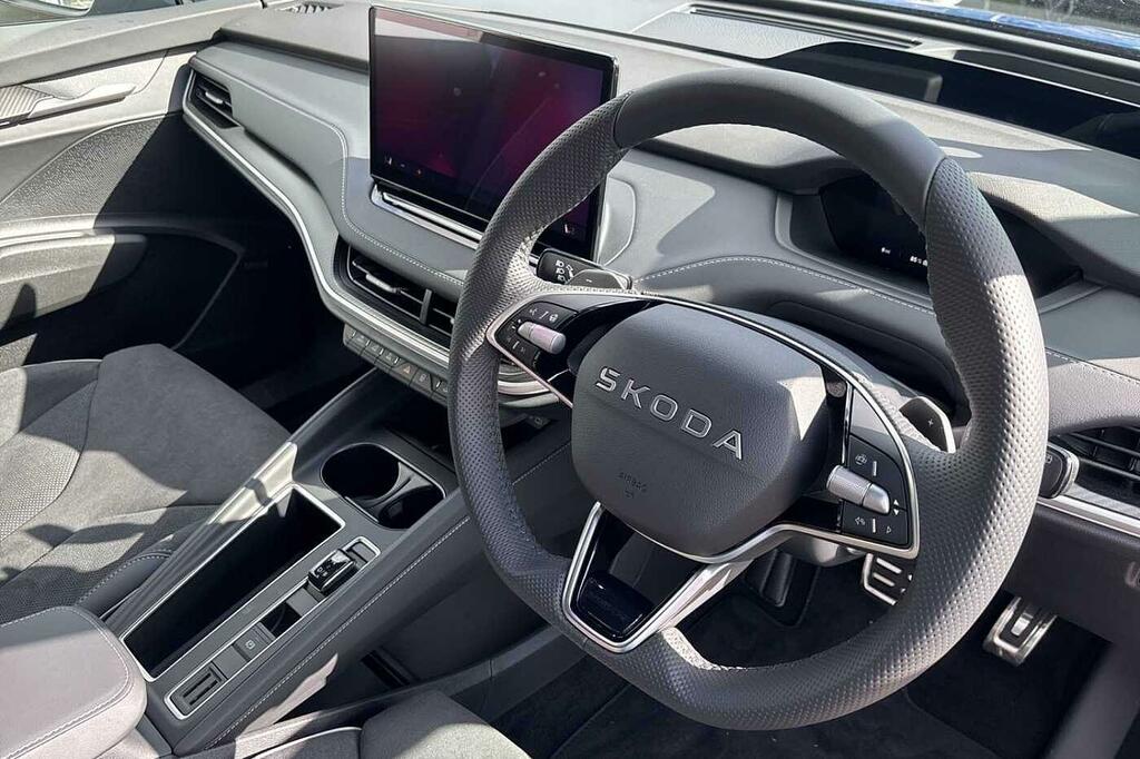 Skoda ENYAQ 210Kw 85 Sportline 82Kwh WJ26CXW Blue #6
