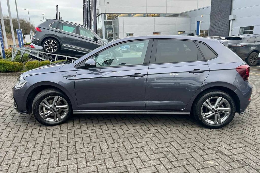 Volkswagen Polo Mk6 Facelift 1.0 Tsi 110Ps R-line Dsg KR73GWM Grey #4