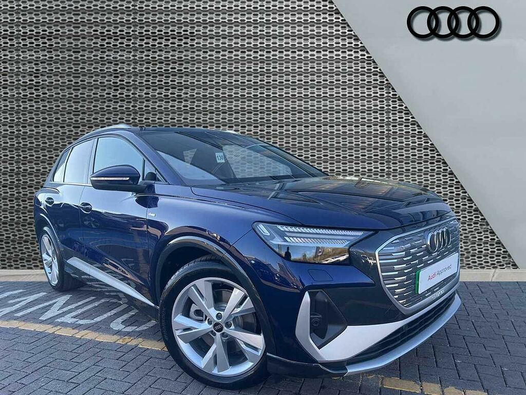 Audi Q4 E Tron Q4 S Line 45 E-tron 210,00 Kw Blue
