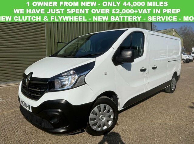 Renault Trafic 2.0 Dci Energy 30 Business Panel Van M HN71OHW White #2