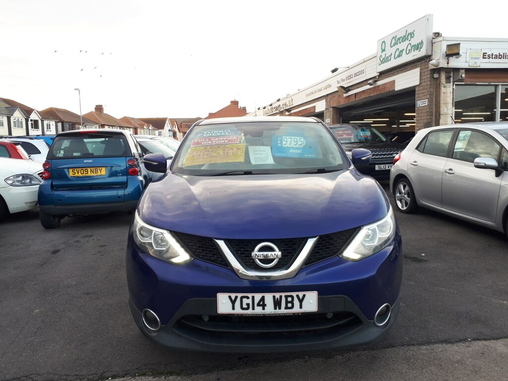 Nissan Qashqai 1.5 Dci Acenta Premium 5-Door From 8,995 Blue