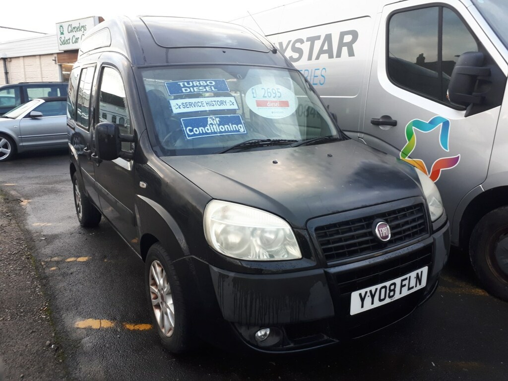 Fiat Doblo 1.9 Multijet Dynamic High Roof Freedom 5-Do Black