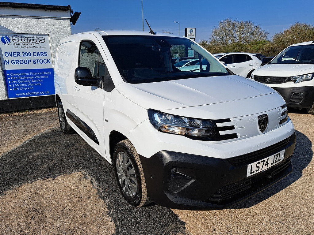 Peugeot Partner Bluehdi 1000 Asphalt LS74JZL White #3