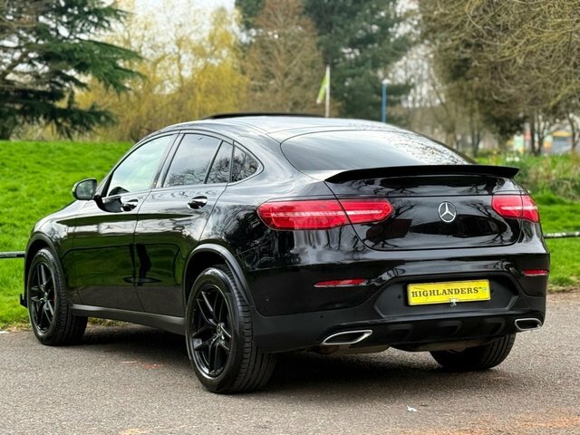Mercedes-Benz GLC Class 2017 3.0 Glc350d V6 Amg Line Premium Coupe Sunro PF17YDH Black #3