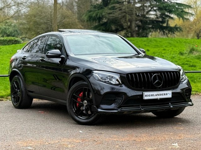 Mercedes-Benz GLC Class 2017 3.0 Glc350d V6 Amg Line Premium Coupe Sunro PF17YDH Black #2