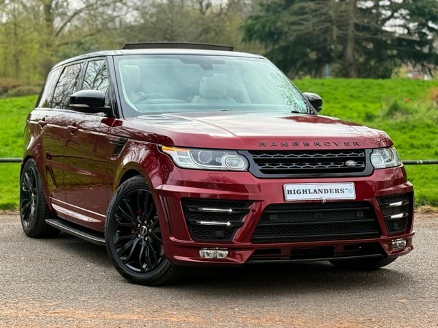 Land Rover Range Rover Sport 2016 3.0 Sd V6 Dynamic Lumma Kit Bla OU16KAE Red #2