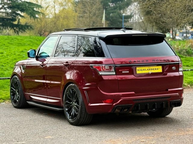 Land Rover Range Rover Sport 2016 3.0 Sd V6 Dynamic Lumma Kit Bla OU16KAE Red #3