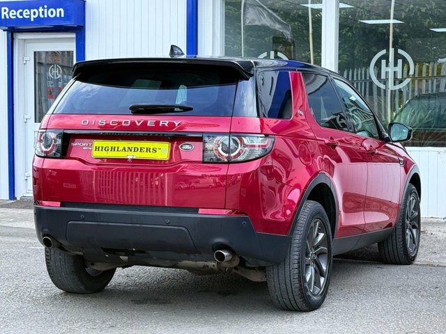 Land Rover Discovery Sport 2016 2.0 Td4 Hse Black Pack Panoramic Roof Sat Nav BV66YMT Red #2
