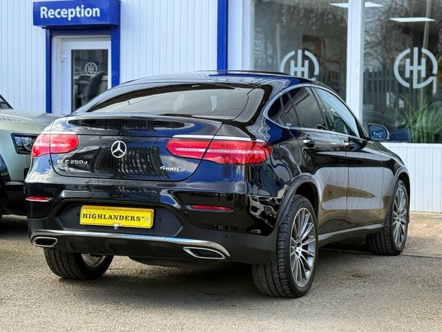Mercedes-Benz GLC Class 2017 2.1 Glc250d Amg Line Premium Plus Coupe Sun VU17AEN Black #2
