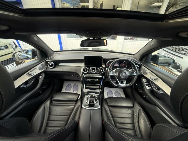 Mercedes-Benz GLC Class 2017 2.1 Glc250d Amg Line Premium Plus Coupe Sun VU17AEN Black #5