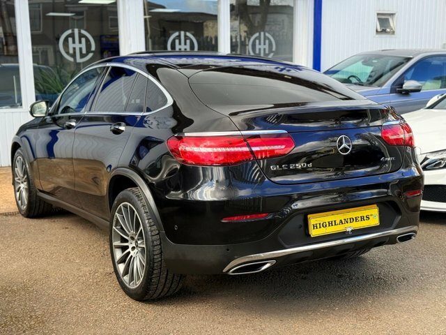 Mercedes-Benz GLC Class 2017 2.1 Glc250d Amg Line Premium Plus Coupe Sun VU17AEN Black #3
