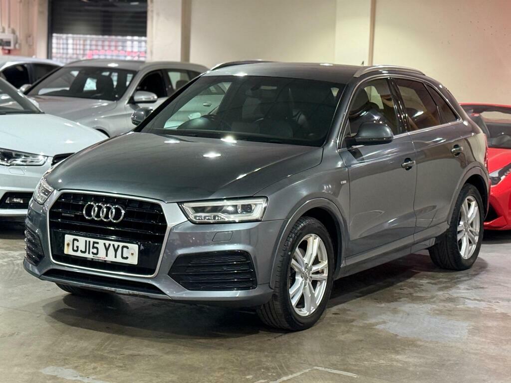 Audi Q3 2.0 Tdi S Line S Tronic Quattro Euro 6 S S GJ15YYC Grey #3