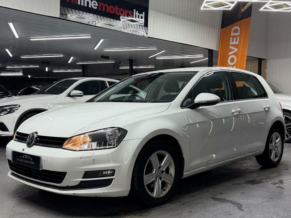 Volkswagen Golf 1.6 Tdi Bluemotion Tech Match Edition Dsg Euro 6 BJ66FPY White #3