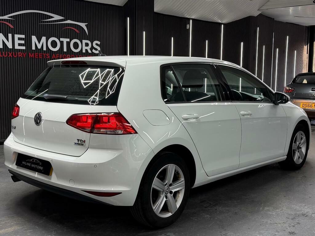 Volkswagen Golf 1.6 Tdi Bluemotion Tech Match Edition Dsg Euro 6 BJ66FPY White #6
