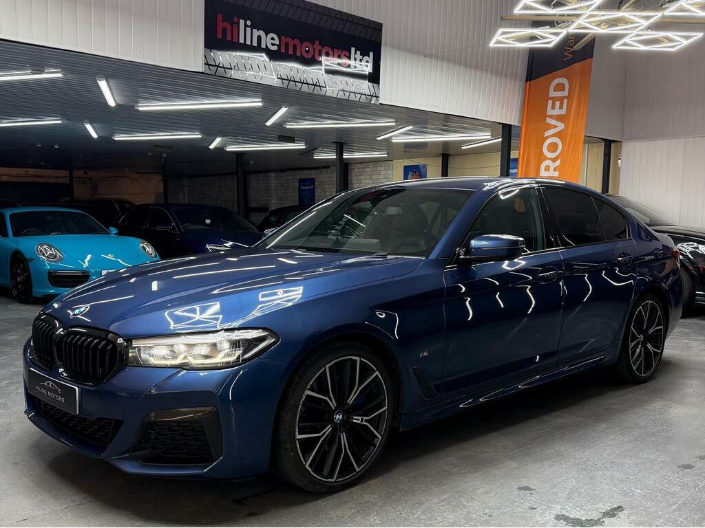 BMW 5 Series 3.0 530D Mht M Sport Steptronic Xdrive Euro 6 S S Blue #3