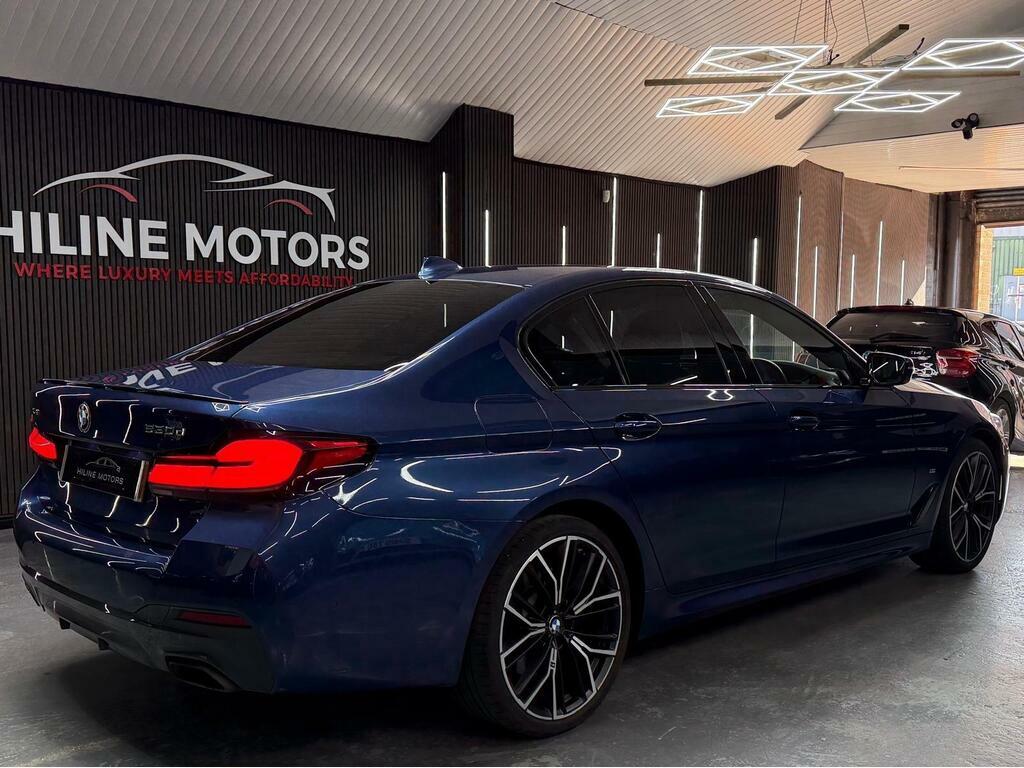 BMW 5 Series 3.0 530D Mht M Sport Steptronic Xdrive Euro 6 S S Blue #6