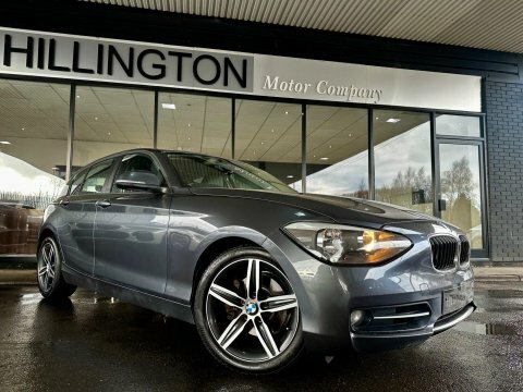BMW 1 Series 2.0 120D Sport SD63UGX Grey #2