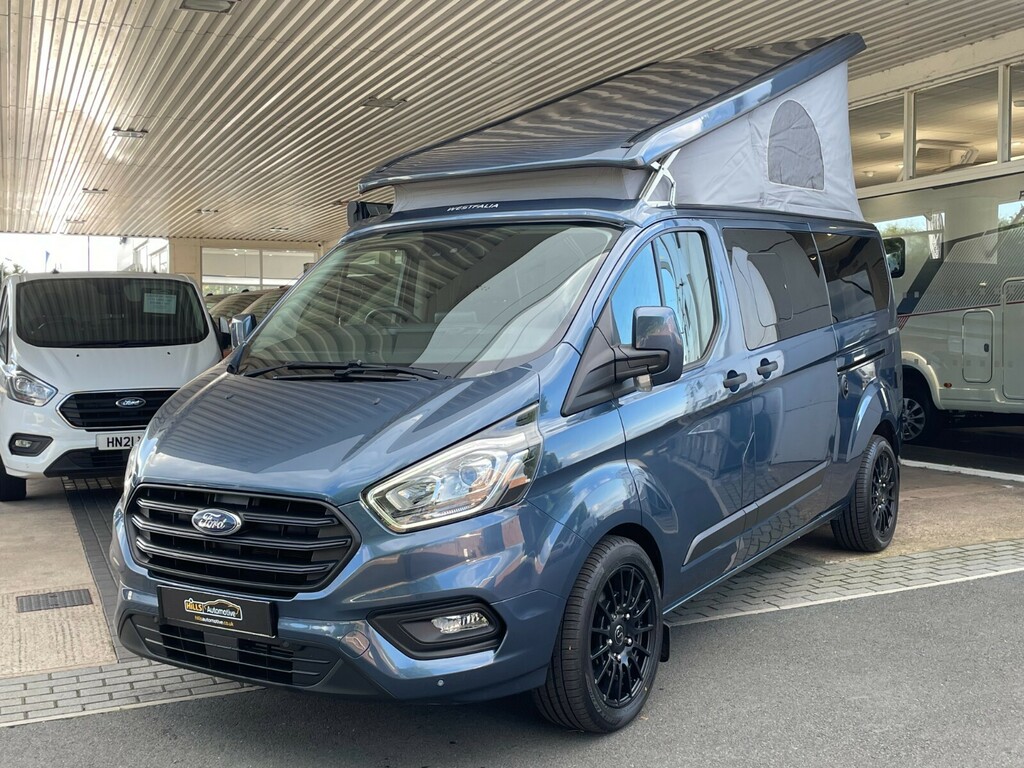 Ford Transit Custom 340 Ecoblue Trend Nugget Lwb VO21PVZ Blue #3