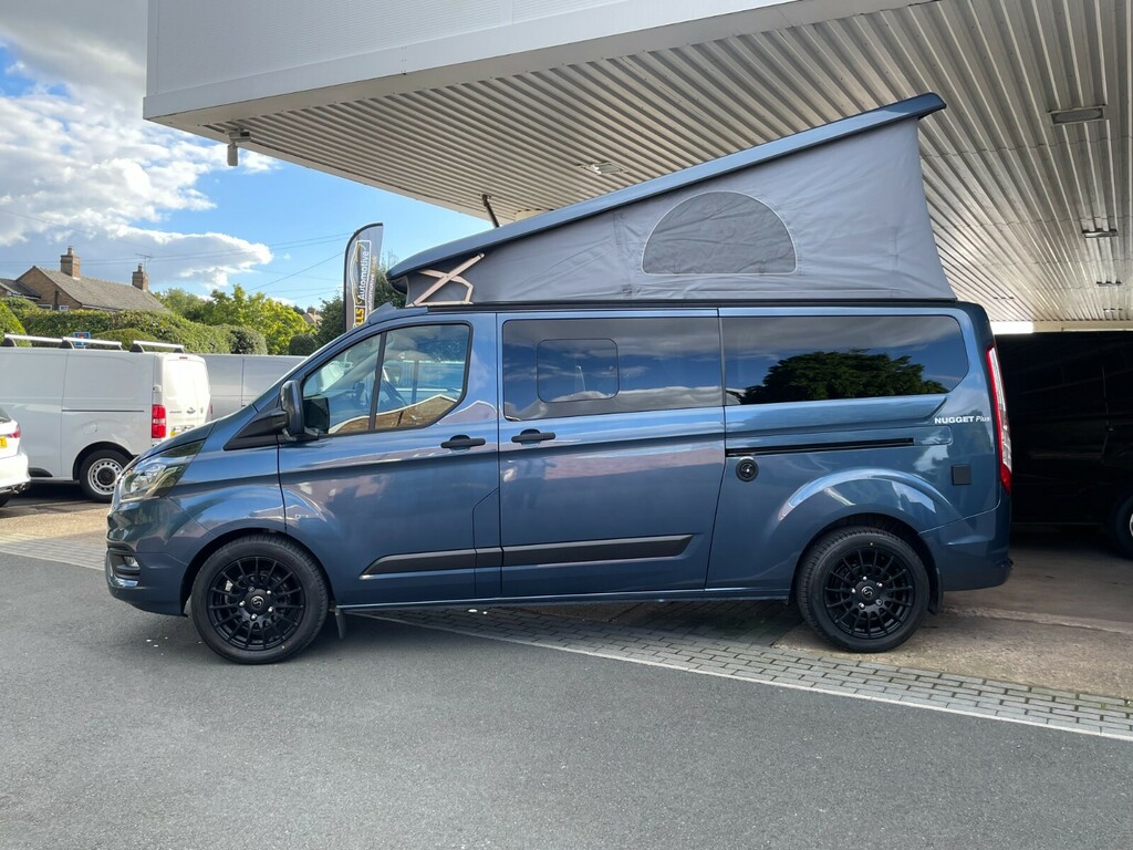 Ford Transit Custom 340 Ecoblue Trend Nugget Lwb VO21PVZ Blue #4
