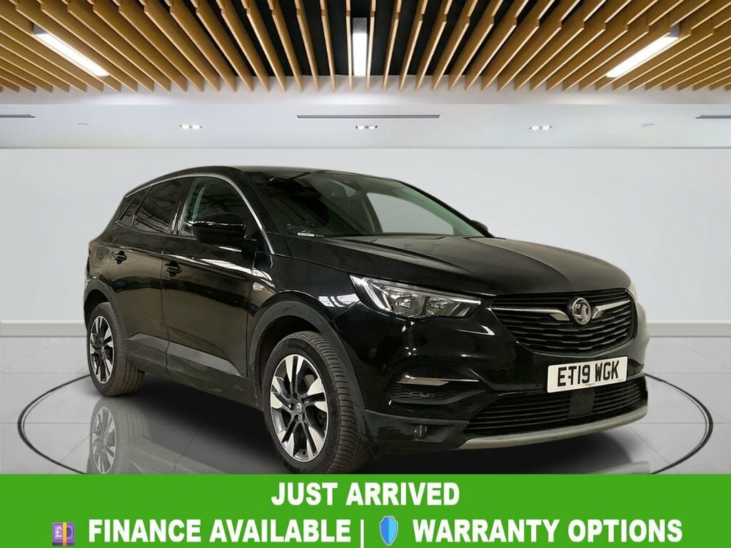 Vauxhall Grandland X 1.2L Sport Nav ET19WGK Black