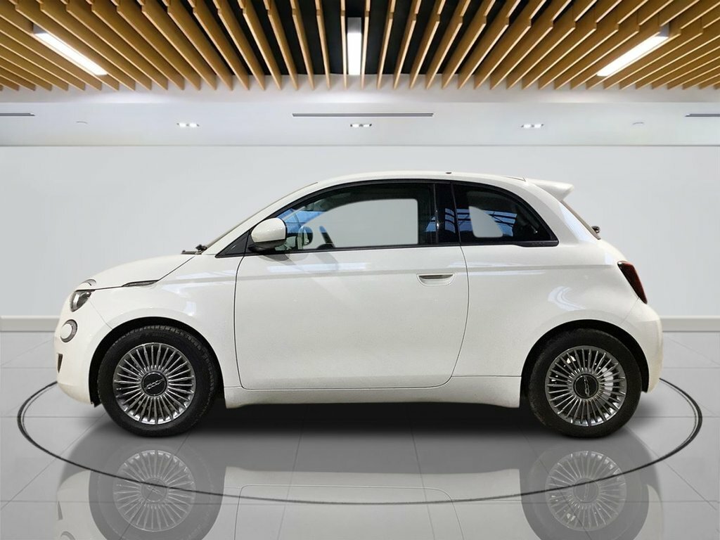 Fiat 500E Hatchback HX72OOW White #5