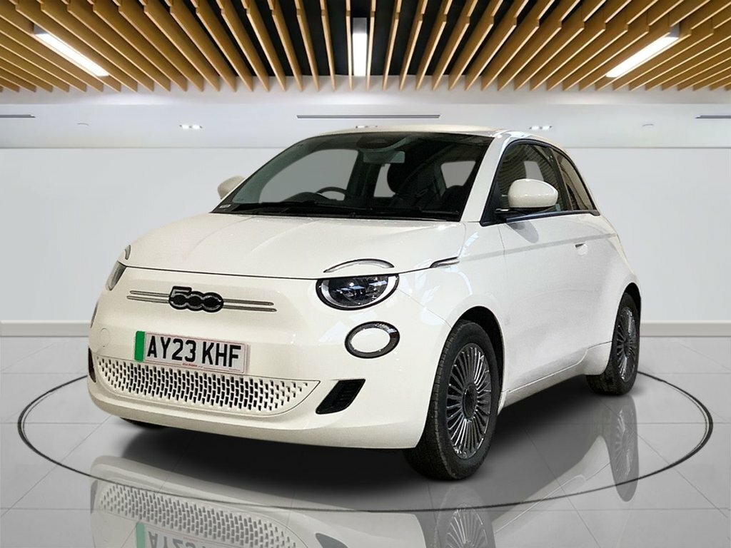 Fiat 500E Hatchback AY23KHF White #4