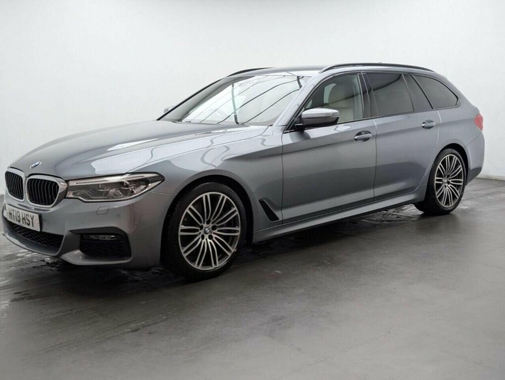 BMW 5 Series 3L M Sport HT19HSY Blue #4