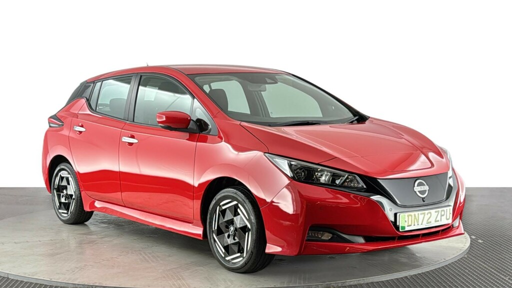 Nissan Leaf 39Kwh Acenta Hatchback 150 Ps DN72ZPU Red #2