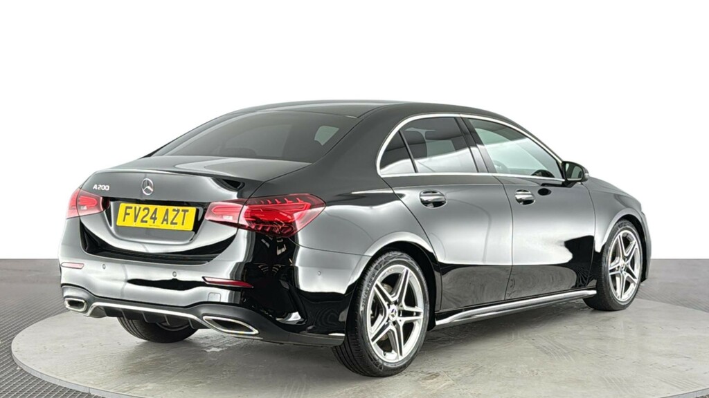 Mercedes-Benz A Class 1.3 A200h Mhev Amg Line Premium Saloon Petro FV24AZT Black #4
