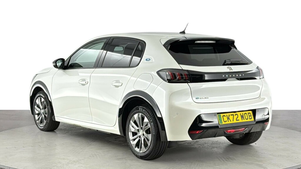 Peugeot e-208 50Kwh Allure Premium Hatchback CK72WOB White #6