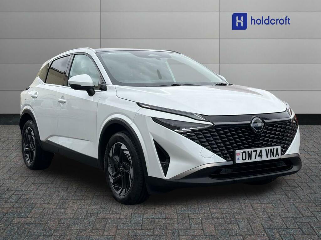 Nissan Qashqai 1.3 Dig-t Mh 158 N-connecta Xtronic White