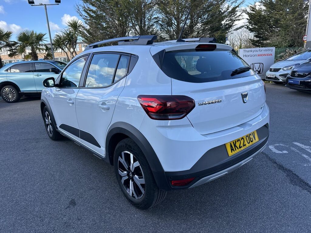 Dacia Sandero Stepway 1.0 Tce Prestige Hatchback Bi Fuel Euro AK22OGV White #3