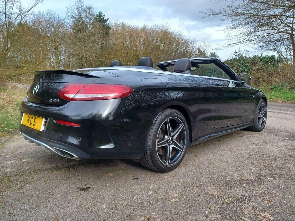 Mercedes-Benz C Class 3.0 C43 V6 Amg Premium Plus Cabriolet G-tronic Black #2