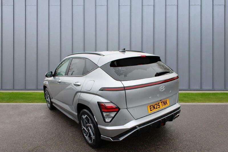 Hyundai Kona 1.6 T-gdi N Line Euro 6 Ss EN25TNK Silver #5