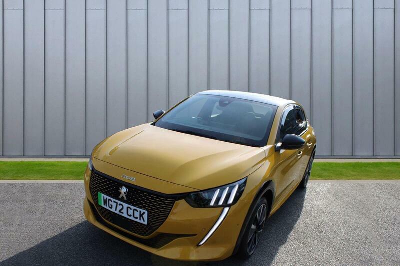 Peugeot e-208 50Kwh Gt Premium 7Kw Charger WG72CCK Yellow #4