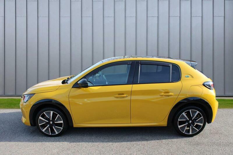 Peugeot e-208 50Kwh Gt Premium 7Kw Charger WG72CCK Yellow #6