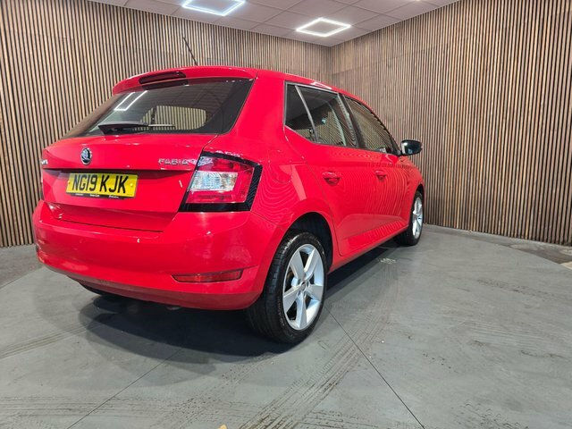Skoda Fabia 1.0 Tsi Se L Euro 6 Ss NG19KJK Red #3