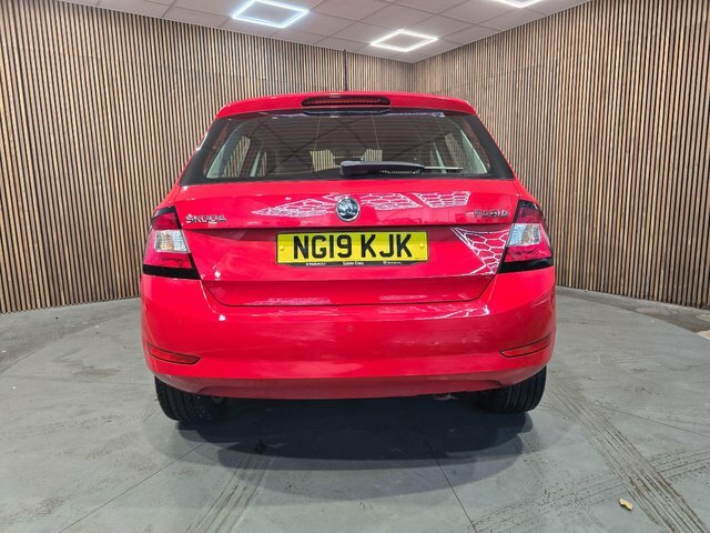 Skoda Fabia 1.0 Tsi Se L Euro 6 Ss NG19KJK Red #4