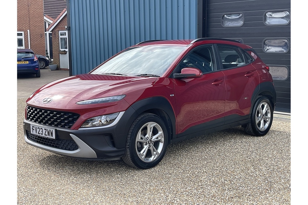 Hyundai Kona T-gdi Mhev Se Connect 2023 U2525 Ulez FV23ZWW Red #3