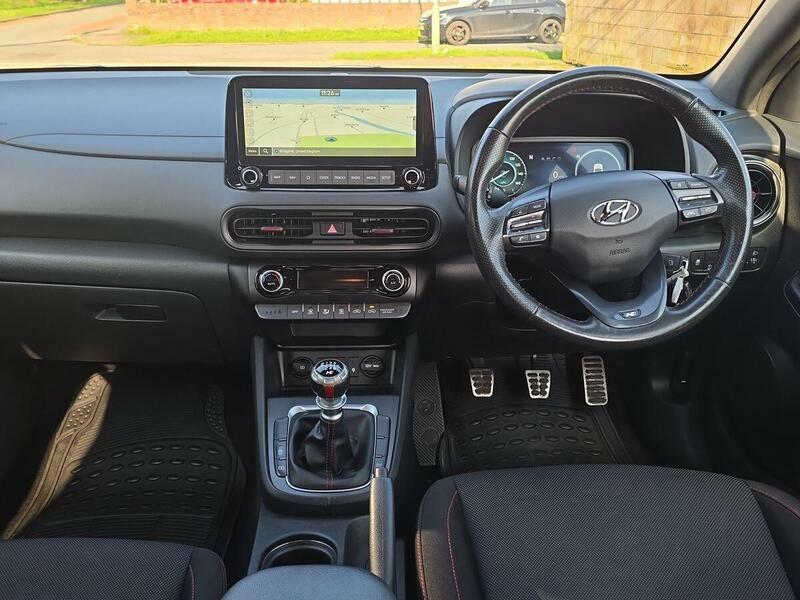 Hyundai Kona 1.0 T-gdi Mhev N Line Suv Hybrid CP72FVF Black #3