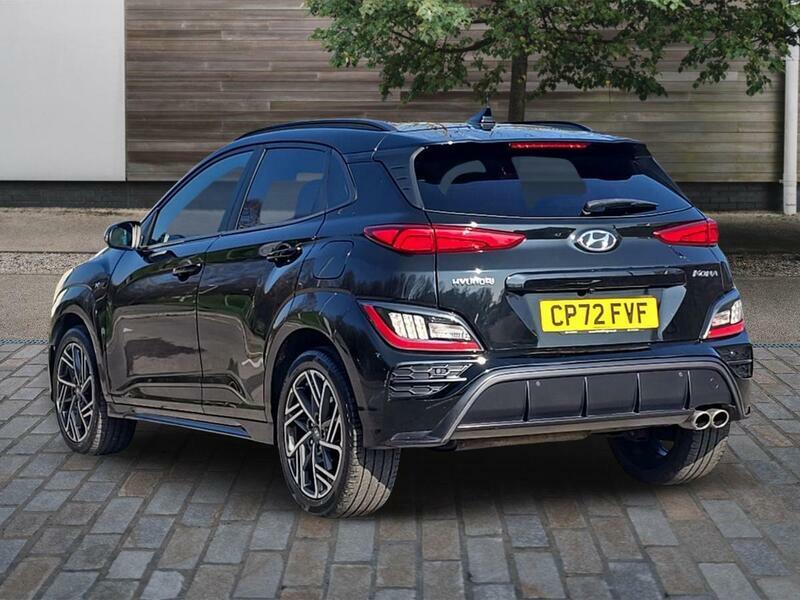 Hyundai Kona 1.0 T-gdi Mhev N Line Suv Hybrid CP72FVF Black #2