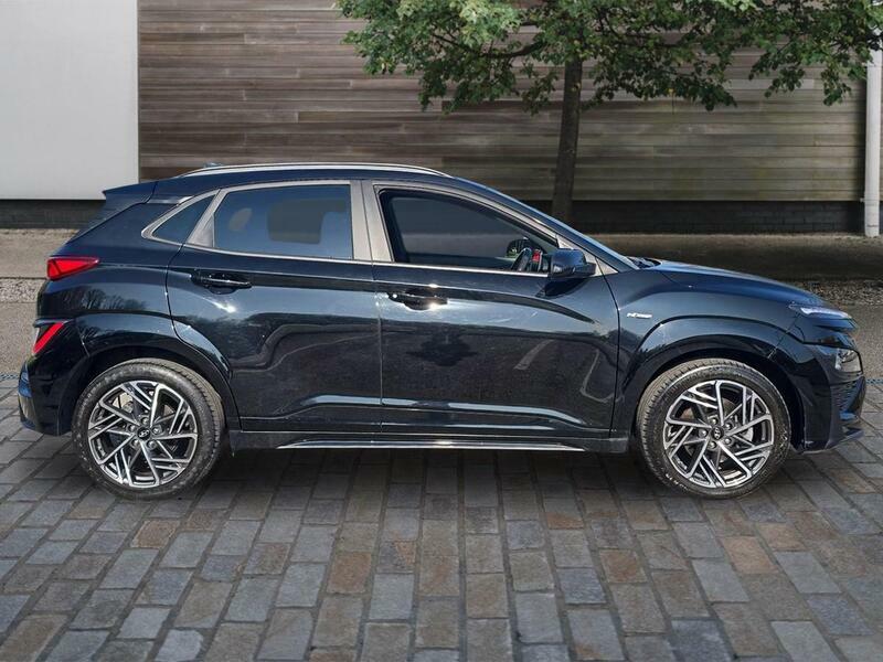 Hyundai Kona 1.0 T-gdi Mhev N Line Suv Hybrid CP72FVF Black #5