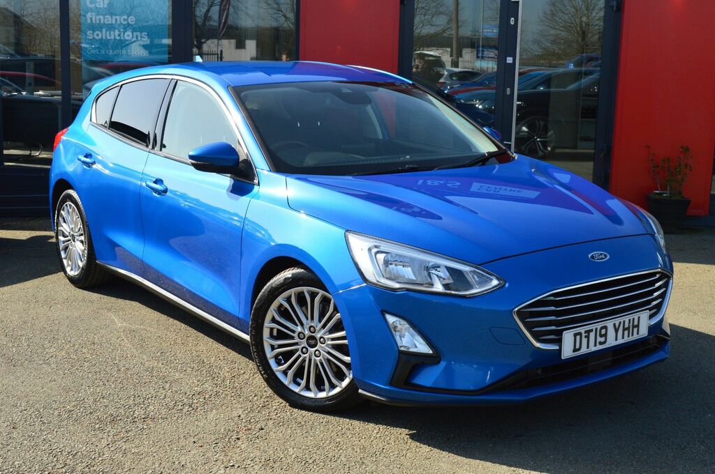 Ford Focus Ecoblue Titanium X Hatchback Blue #2