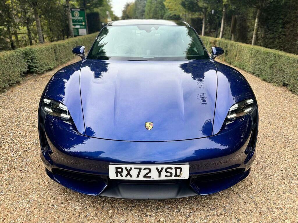 Porsche Taycan Saloon Performance Plus 93.4Kwh Turbo 4Wd RX72YSD Blue #3