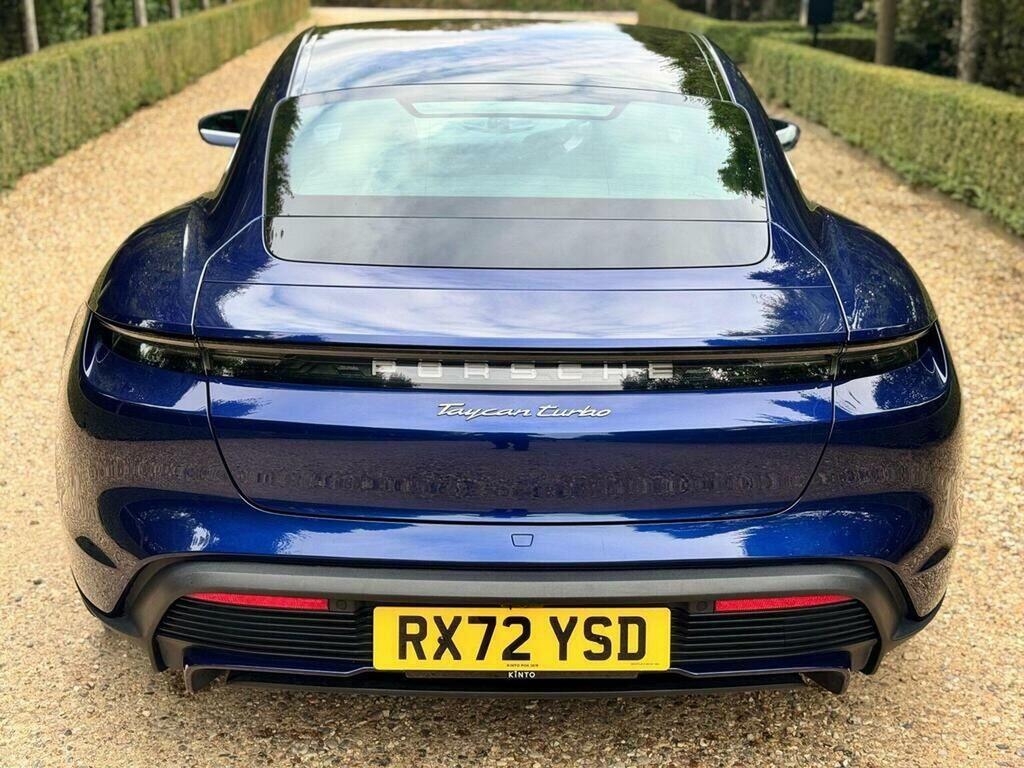 Porsche Taycan Saloon Performance Plus 93.4Kwh Turbo 4Wd RX72YSD Blue #5