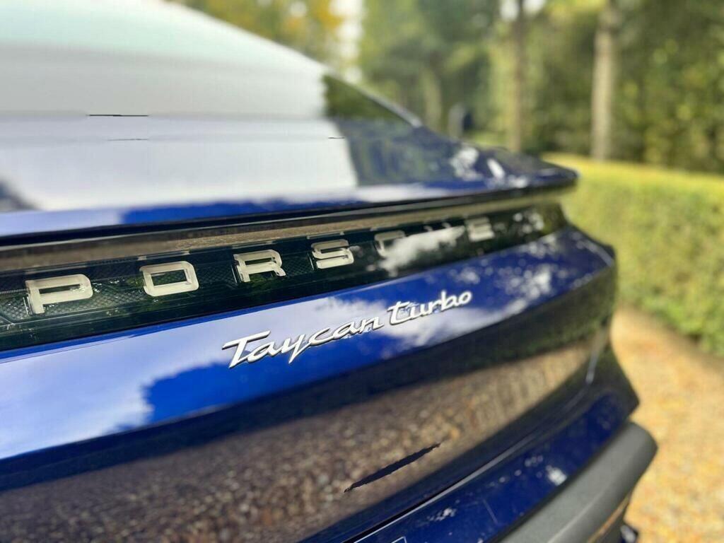 Porsche Taycan Saloon Performance Plus 93.4Kwh Turbo 4Wd RX72YSD Blue #6