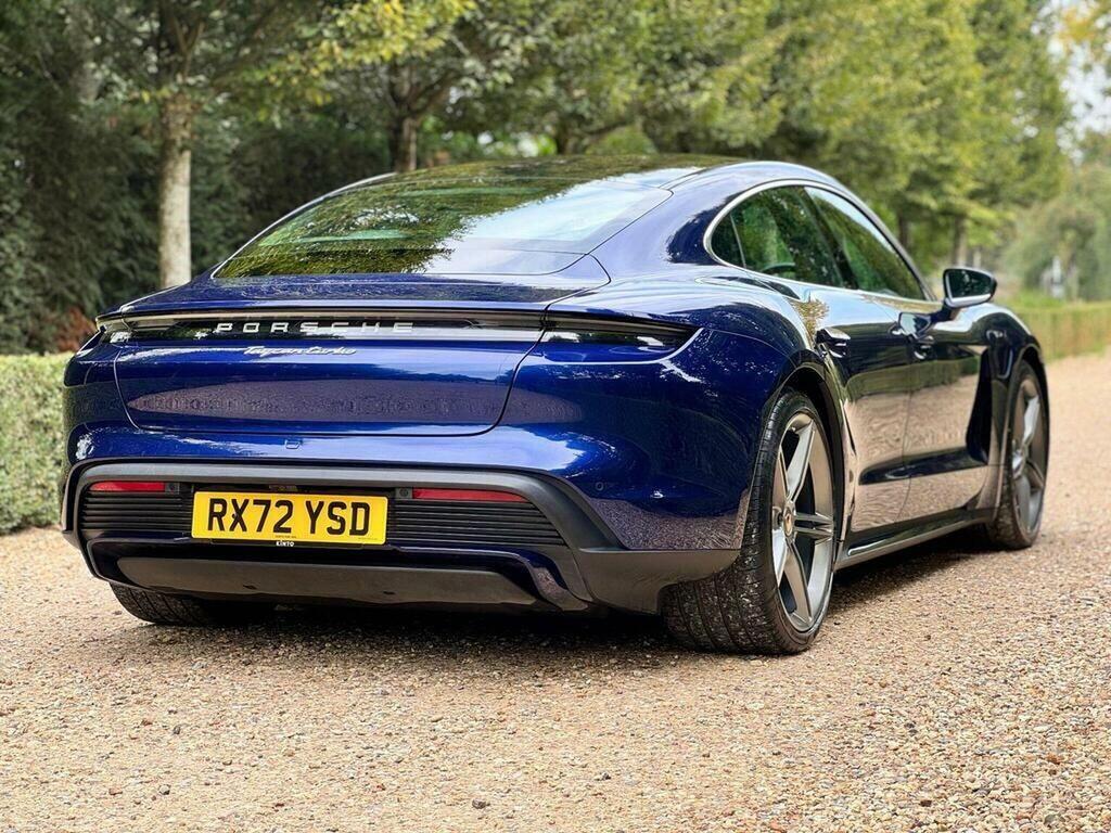 Porsche Taycan Saloon Performance Plus 93.4Kwh Turbo 4Wd RX72YSD Blue #4