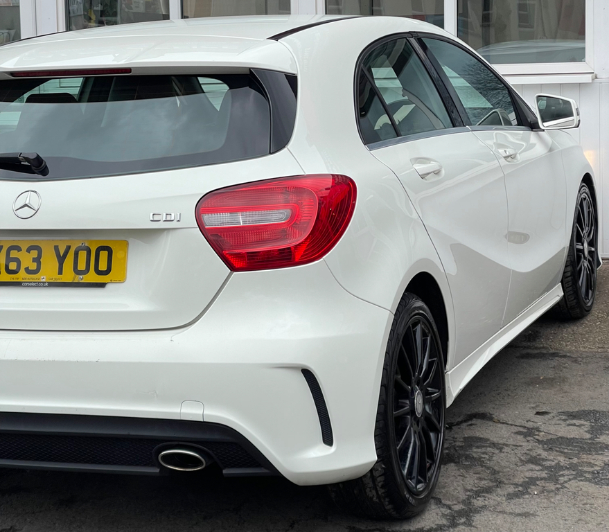 Mercedes-Benz A Class 1.5 Amg Sport Hatchback Euro 5 FX63YOO White #6